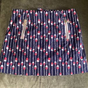 Lilly Pulitzer Buoy Lane Line  skirt size 0
